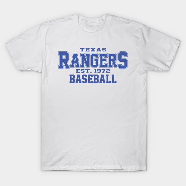 Rangers Texas Baseball T-Shirt by Cemploex_Art